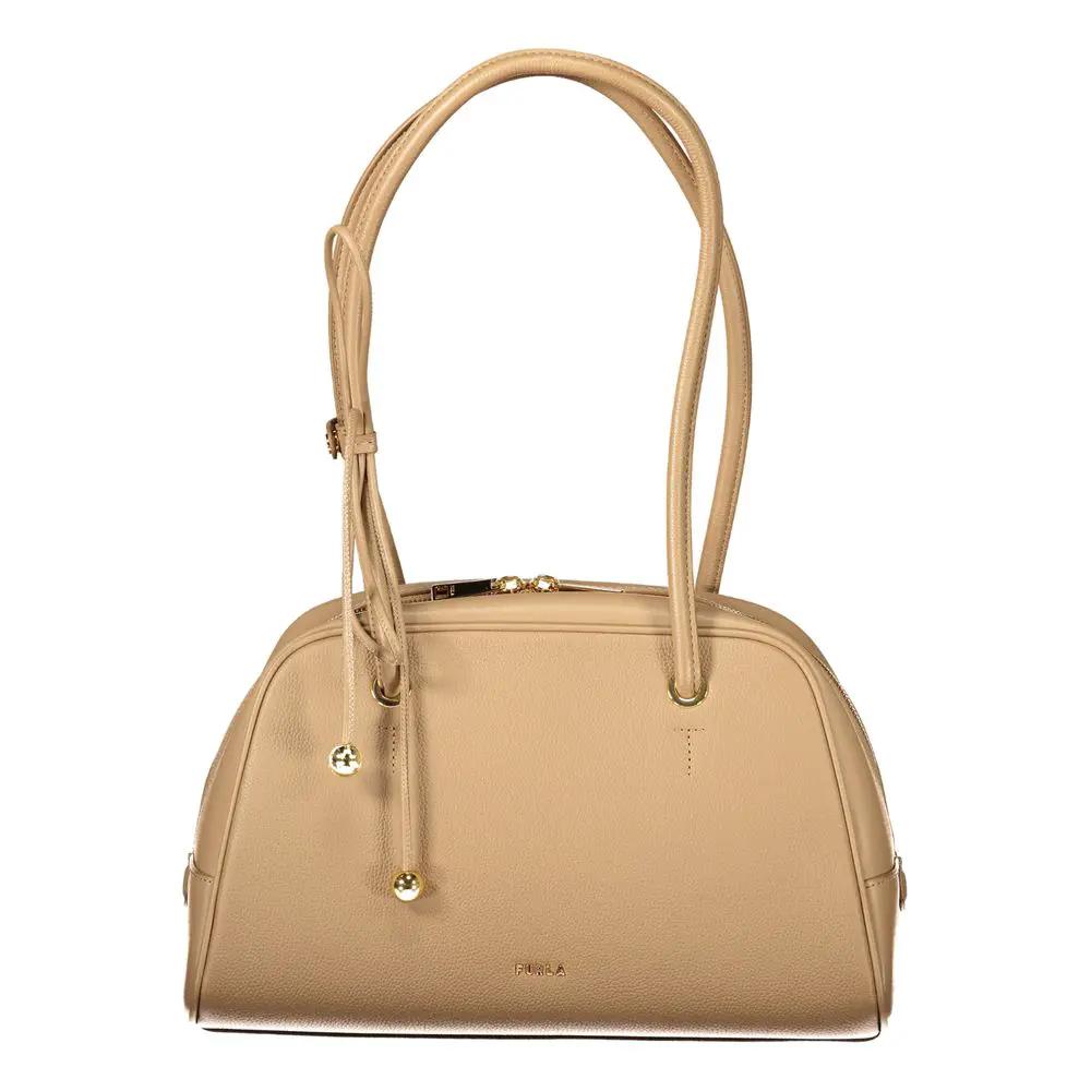 Furla Beige Leather Women's Bag