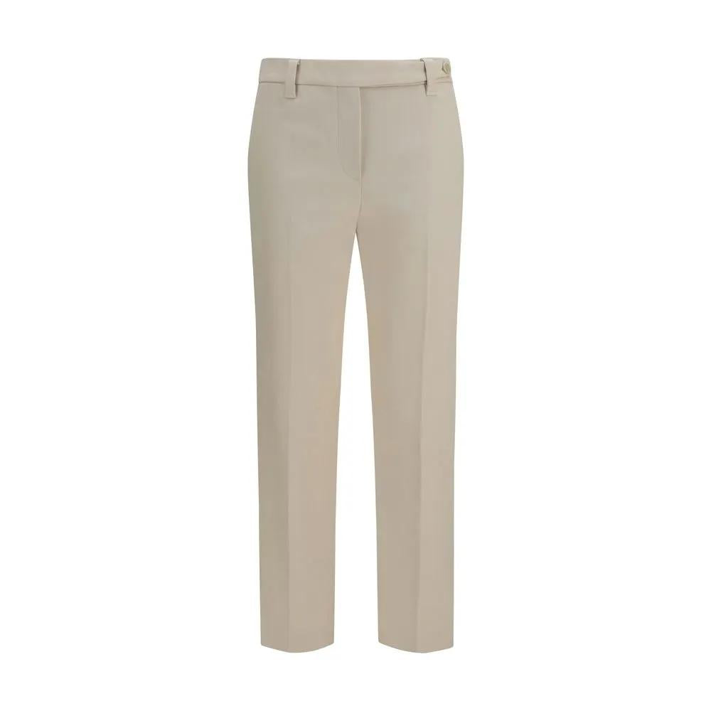 Brunello Cucinelli Brunello Cucinelli Beige Cotton Dress Pants