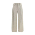 Brunello Cucinelli Brunello Cucinelli Beige Wool Oves Aries Dress Pants