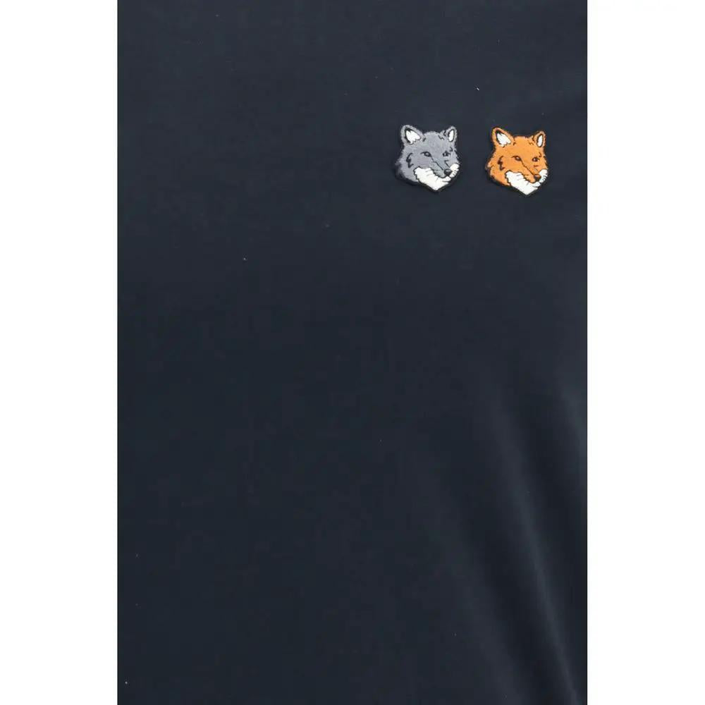 Maison Kitsuné Maison Kitsuné Gray Organic Cotton T-Shirt
