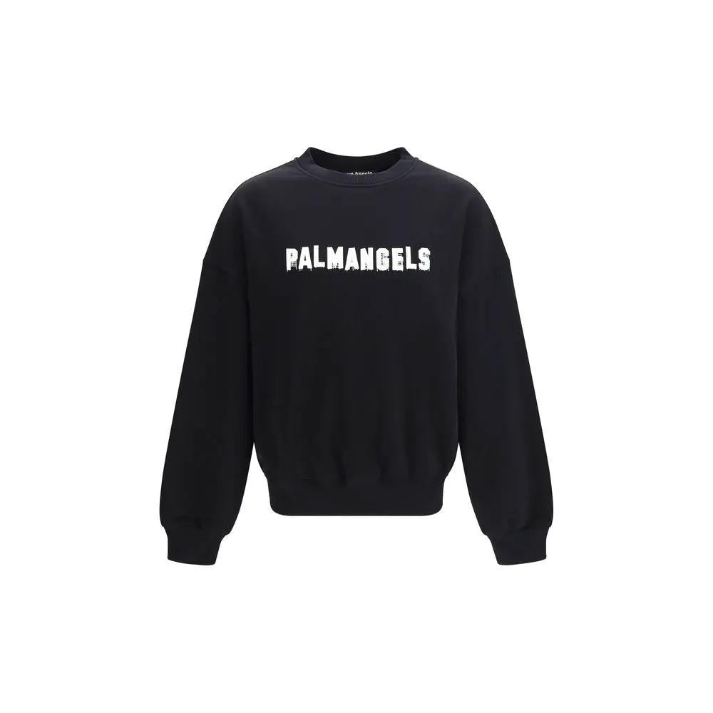 Palm Angels Palm Angels Black Cotton Sweatshirt