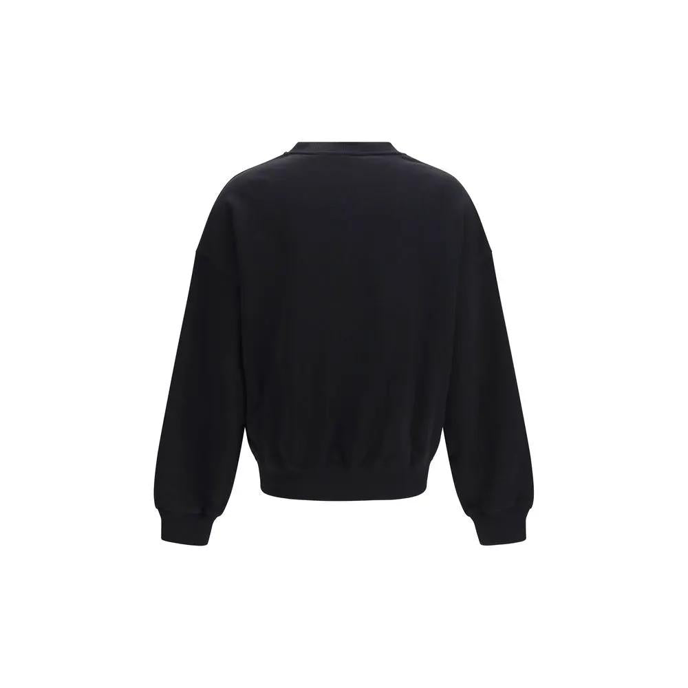 Palm Angels Palm Angels Black Cotton Sweatshirt