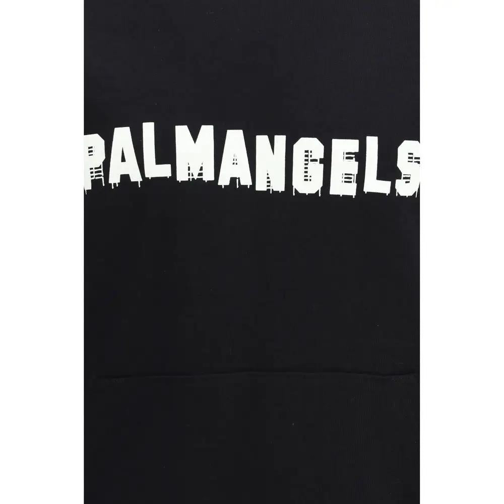Palm Angels Palm Angels Black Cotton Sweatshirt