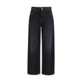 Palm Angels Palm Angels Black Cotton Jeans Denim