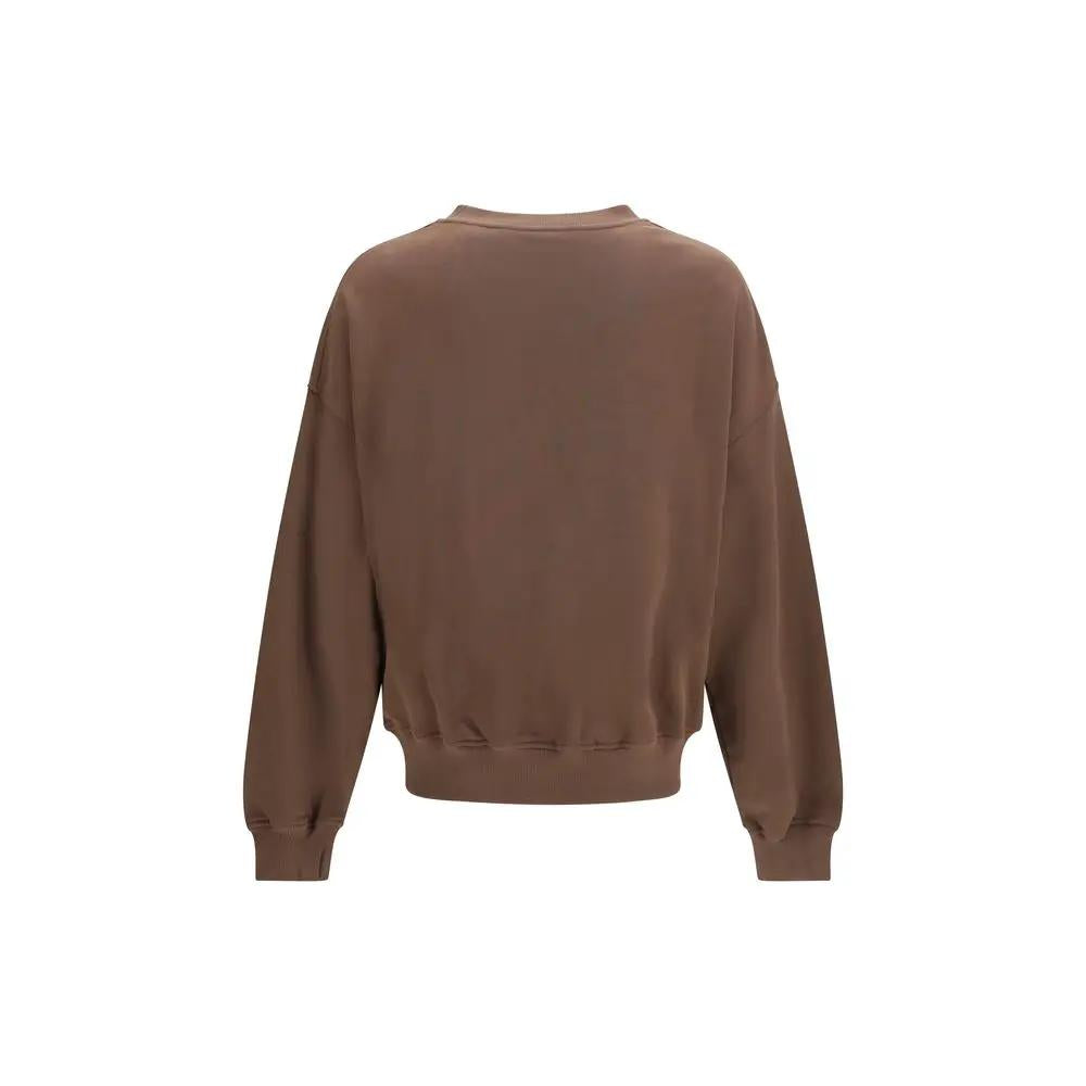 Palm Angels Palm Angels Brown Cotton Sweatshirt