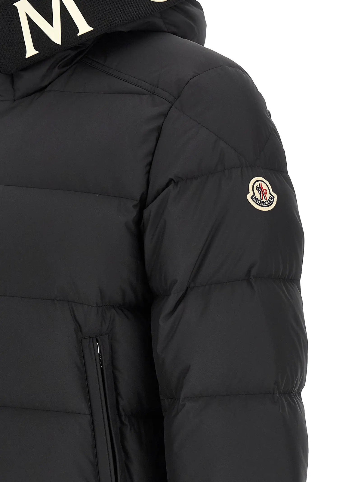 Moncler Moncler Black Polyester Full-Length Jacket