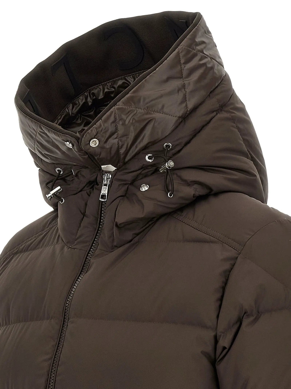 Moncler Moncler Brown Polyester Full-Length Jacket