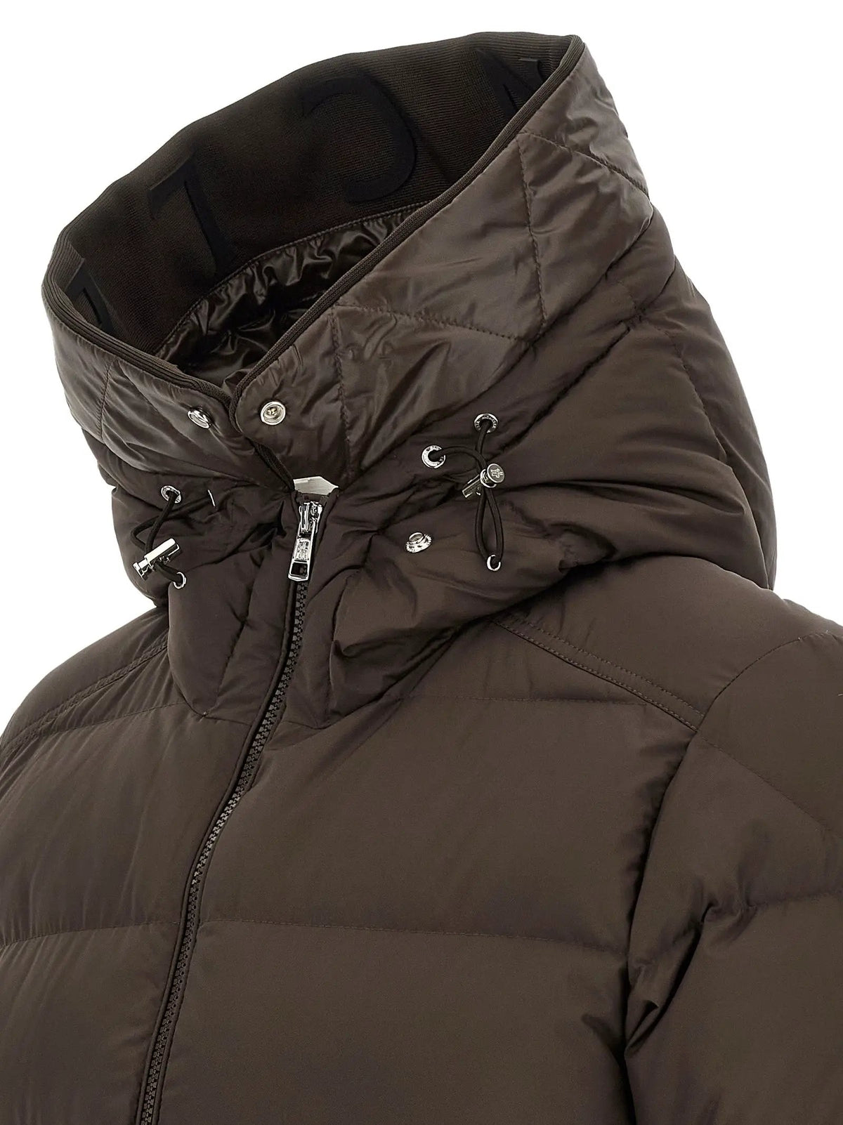 Moncler Moncler Brown Polyester Full-Length Jacket