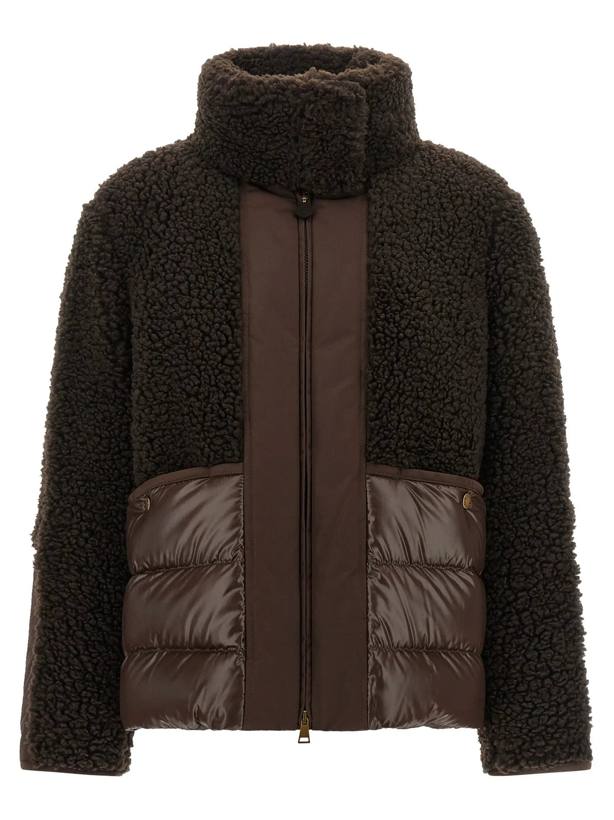 Moncler Moncler Brown Polyester Full-Length Jacket