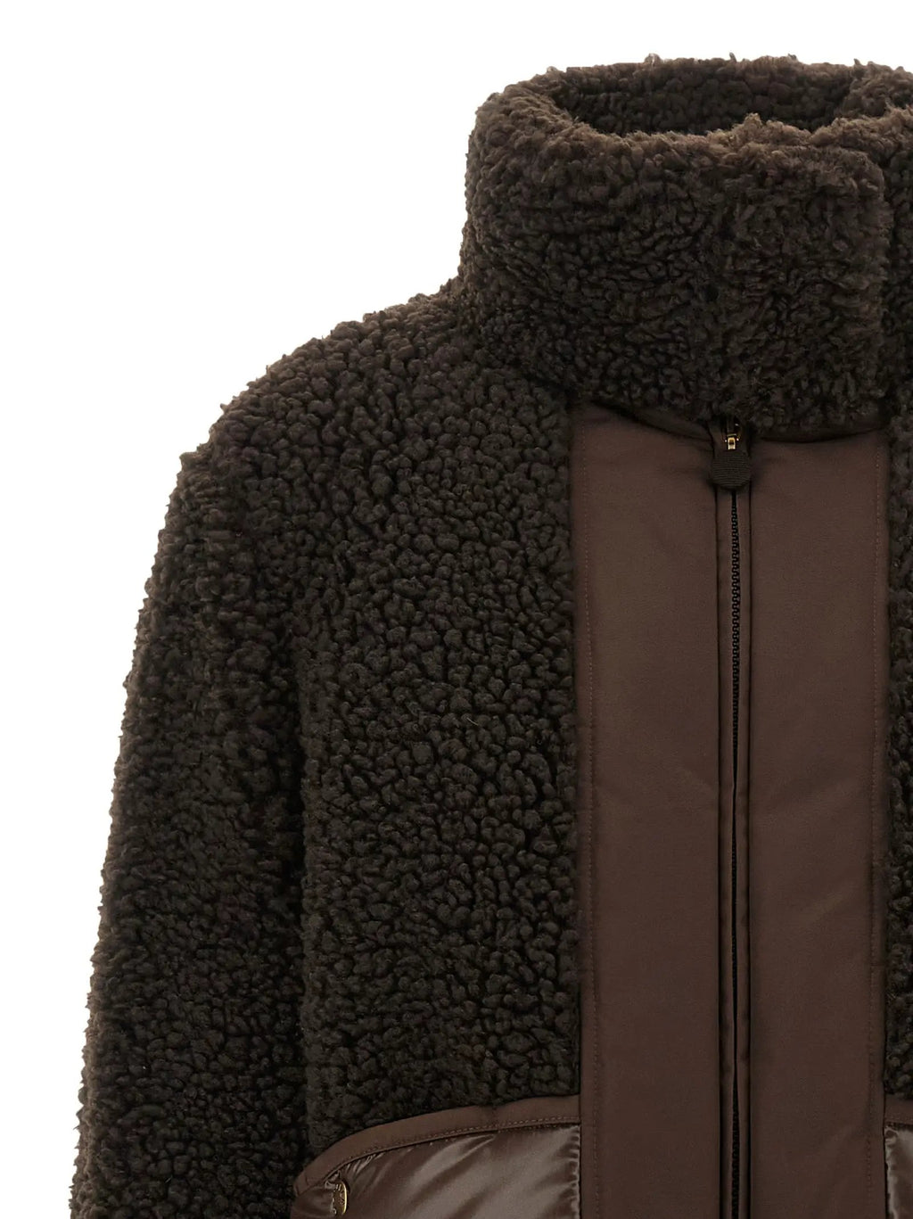 Moncler Moncler Brown Polyester Full-Length Jacket