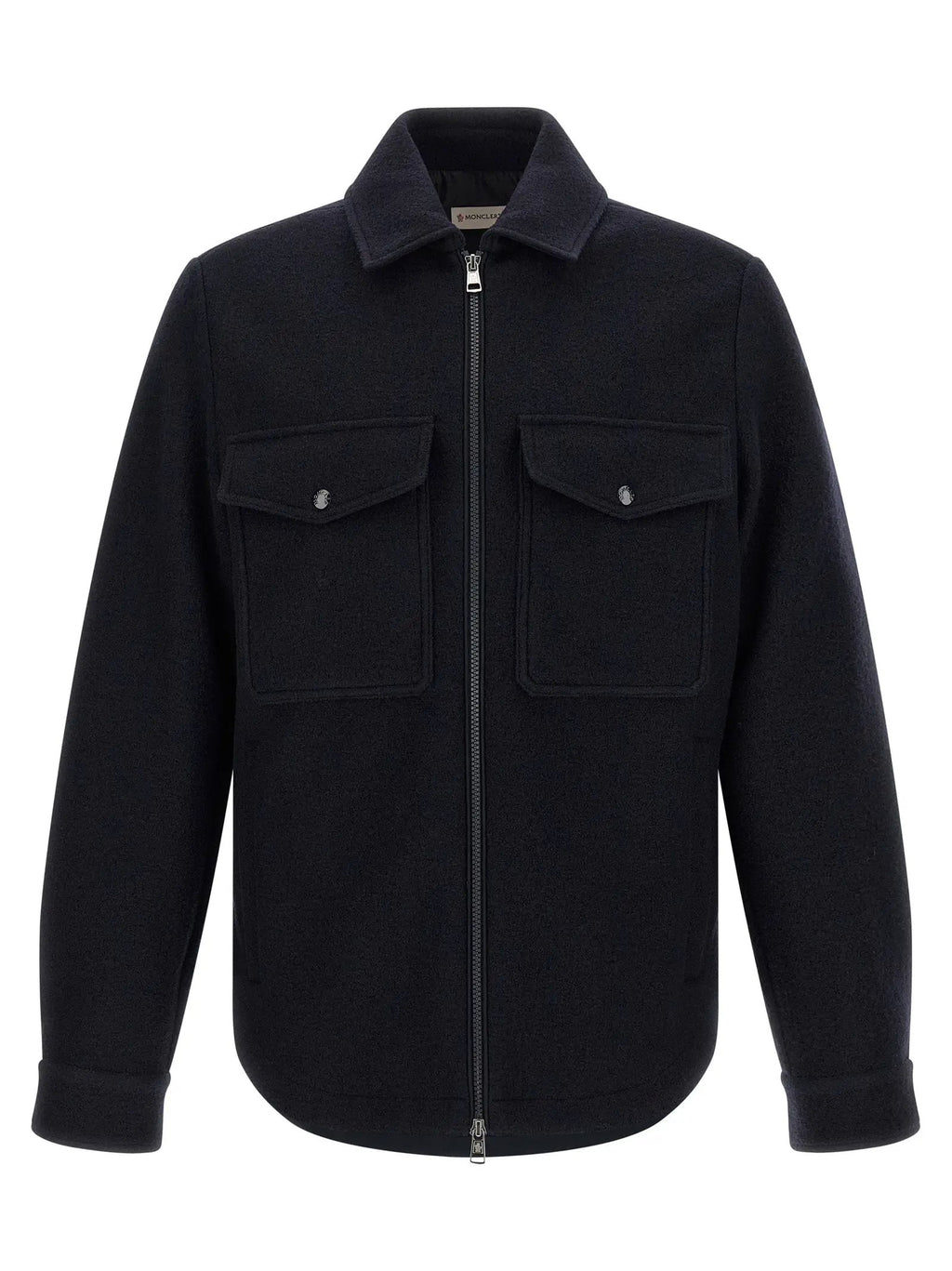 Moncler Moncler Blue Virgin Wool Blouse
