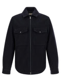 Moncler Moncler Blue Virgin Wool Blouse