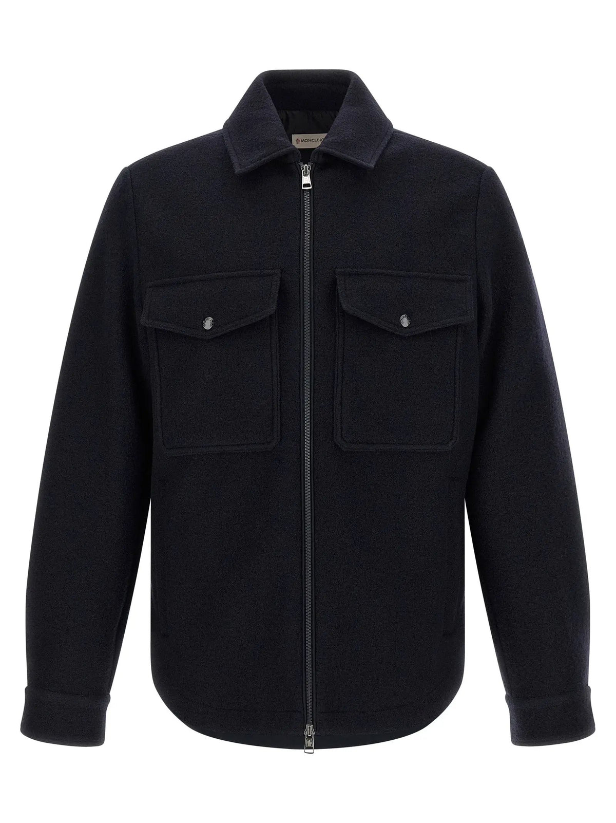 Moncler Moncler Blue Virgin Wool Blouse