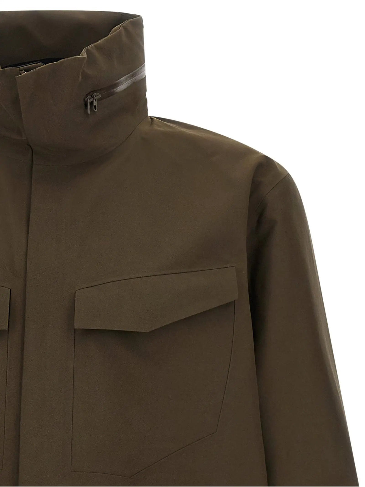 Arc'teryx Veilance Arc'teryx Veilance Brown Nylon Shell Jacket