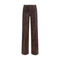 L'Agence L'Agence Brown Cotton Jeans Denim
