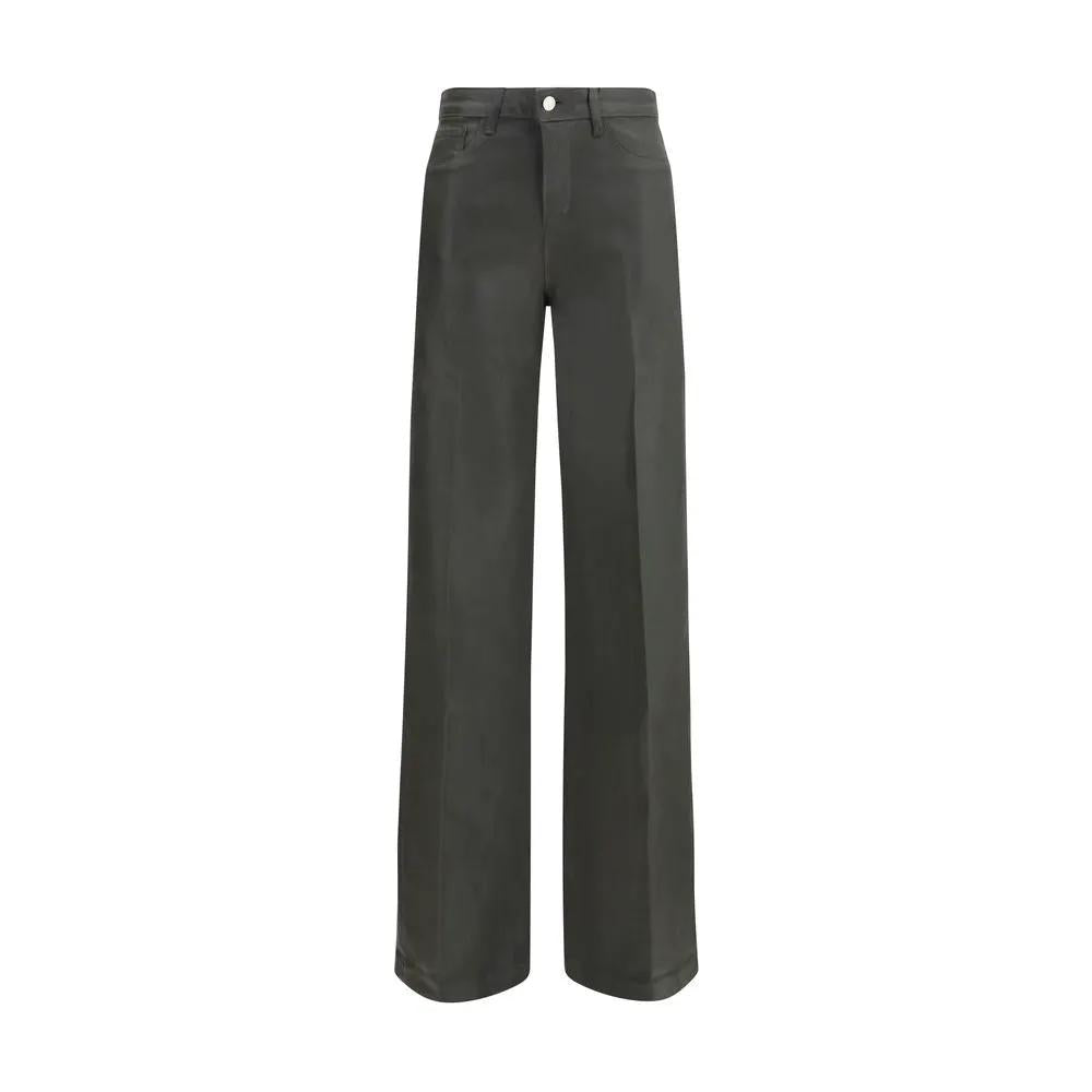L'Agence L'Agence Bicolor Cotton Flared Jeans