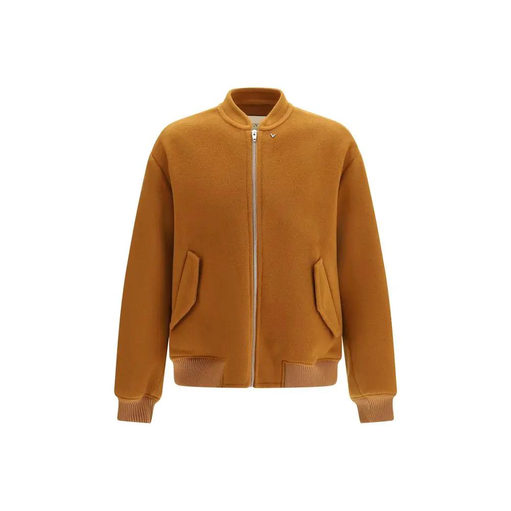 Valentino Garavani Valentino Garavani Brown Wool Oves Aries Bomber