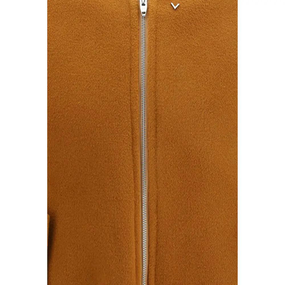 Valentino Garavani Valentino Garavani Brown Wool Oves Aries Bomber