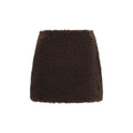 Moncler Moncler Brown Polyester Mini Skirt