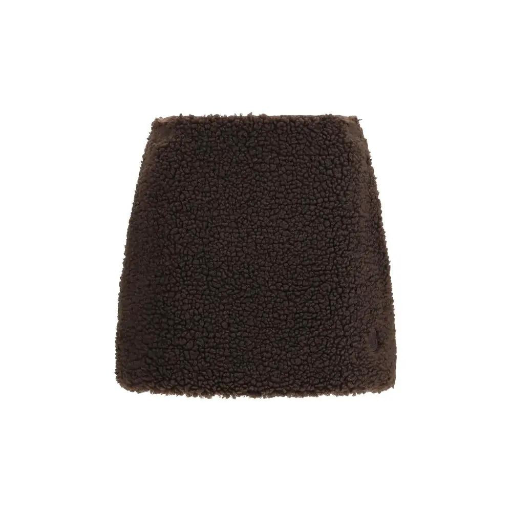 Moncler Moncler Brown Polyester Mini Skirt