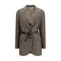 Brunello Cucinelli Brunello Cucinelli Beige Mohair Blazer