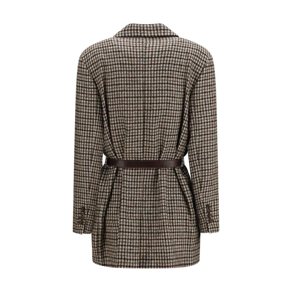 Brunello Cucinelli Brunello Cucinelli Beige Mohair Blazer