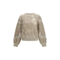 Brunello Cucinelli Brunello Cucinelli Beige Mohair Sweatshirt