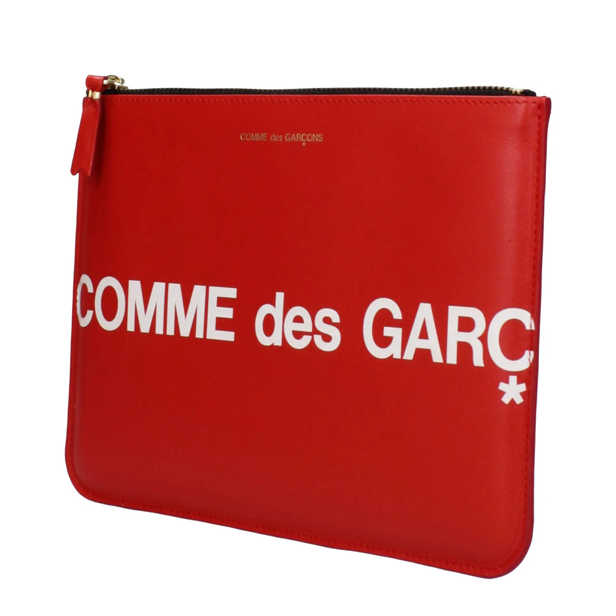 Comme Des Garçons Comme Des Garçons Red Leather Clutch Bag