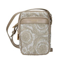 Versace Beige Fabric Crossbody Bag