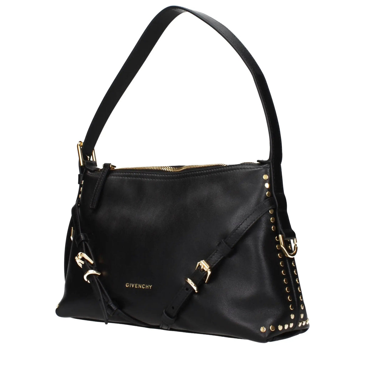 Sac à bandoulière en cuir noir Givenchy
