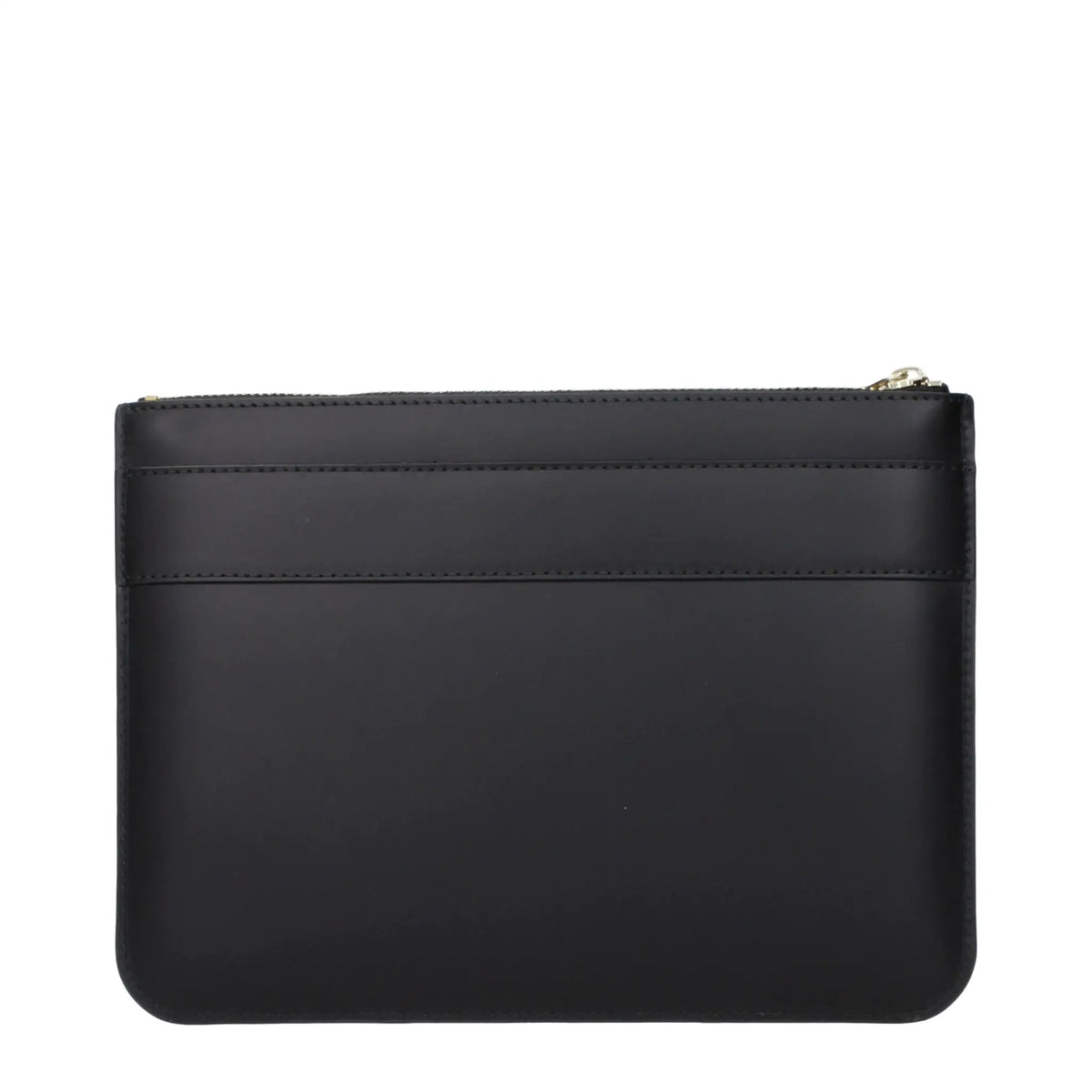 Comme Des Garçons Comme Des Garçons Black Leather Clutch Bag