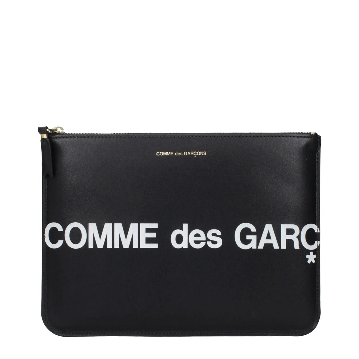 Comme Des Garçons Comme Des Garçons Black Leather Clutch Bag