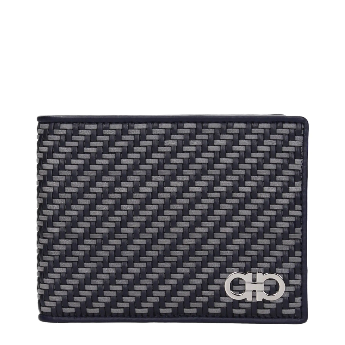 Ferragamo Ferragamo Blue Leather Wallet