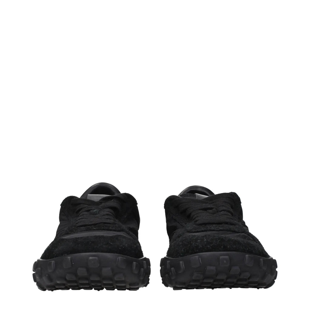 Jil Sander Black Fabric Sneakers