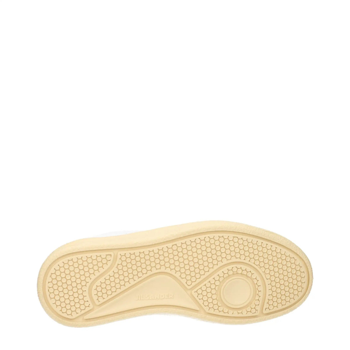 Baskets basses en cuir blanc Jil Sander