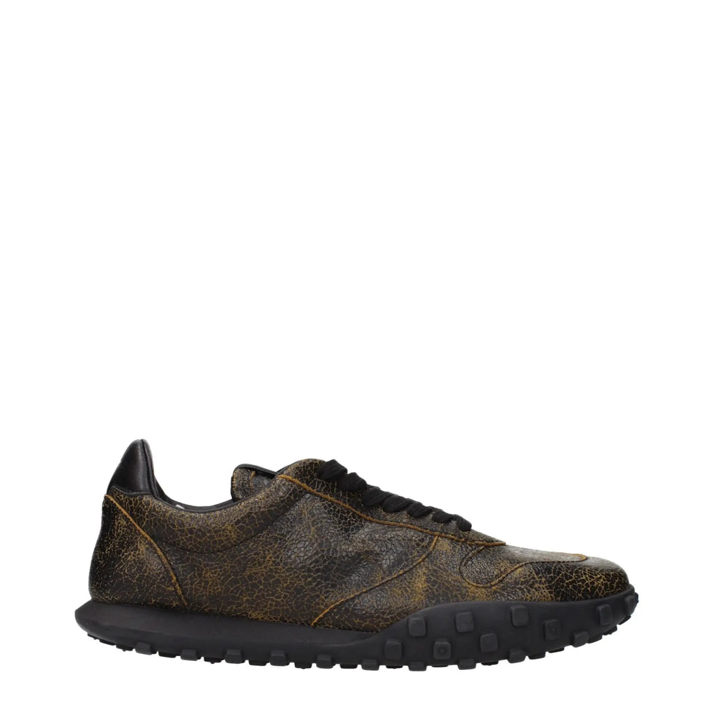 Jil Sander Black Leather Sneakers