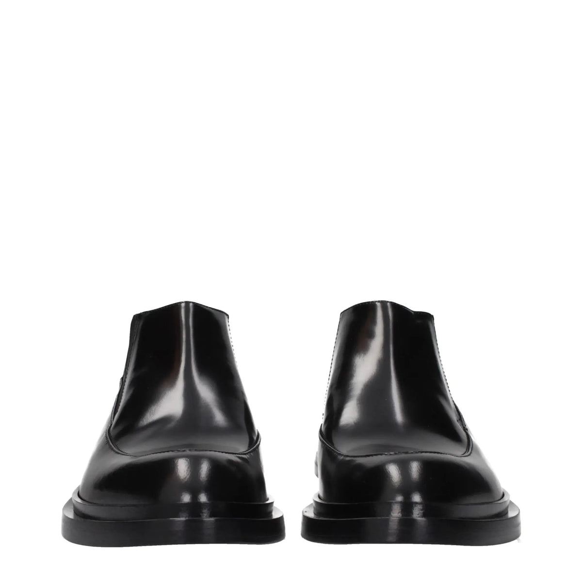 Jil Sander Black Leather Ankle Boots