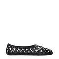 Alaïa Black Leather Ballet Flats