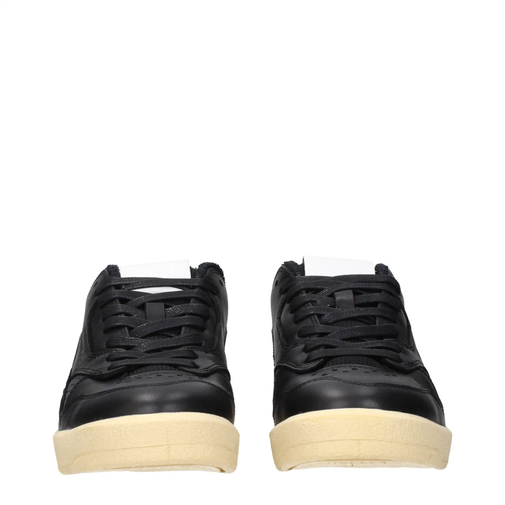 Jil Sander Black Leather Low Top Sneakers