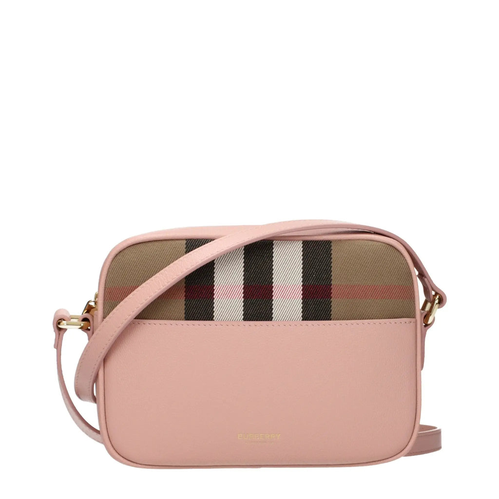 Sac bandoulière Burberry en cuir rose