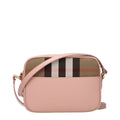 Sac bandoulière Burberry en cuir rose