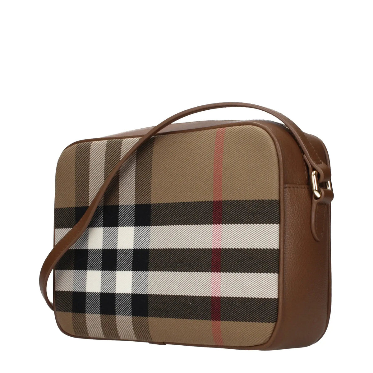 Sac bandoulière Burberry en tissu beige