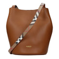 Sac bandoulière Burberry en cuir marron