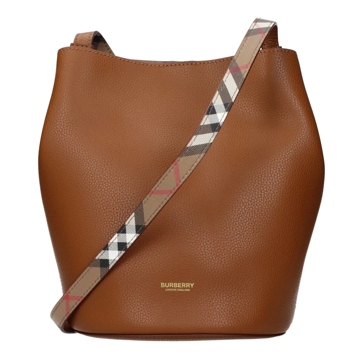 Sac bandoulière Burberry en cuir marron