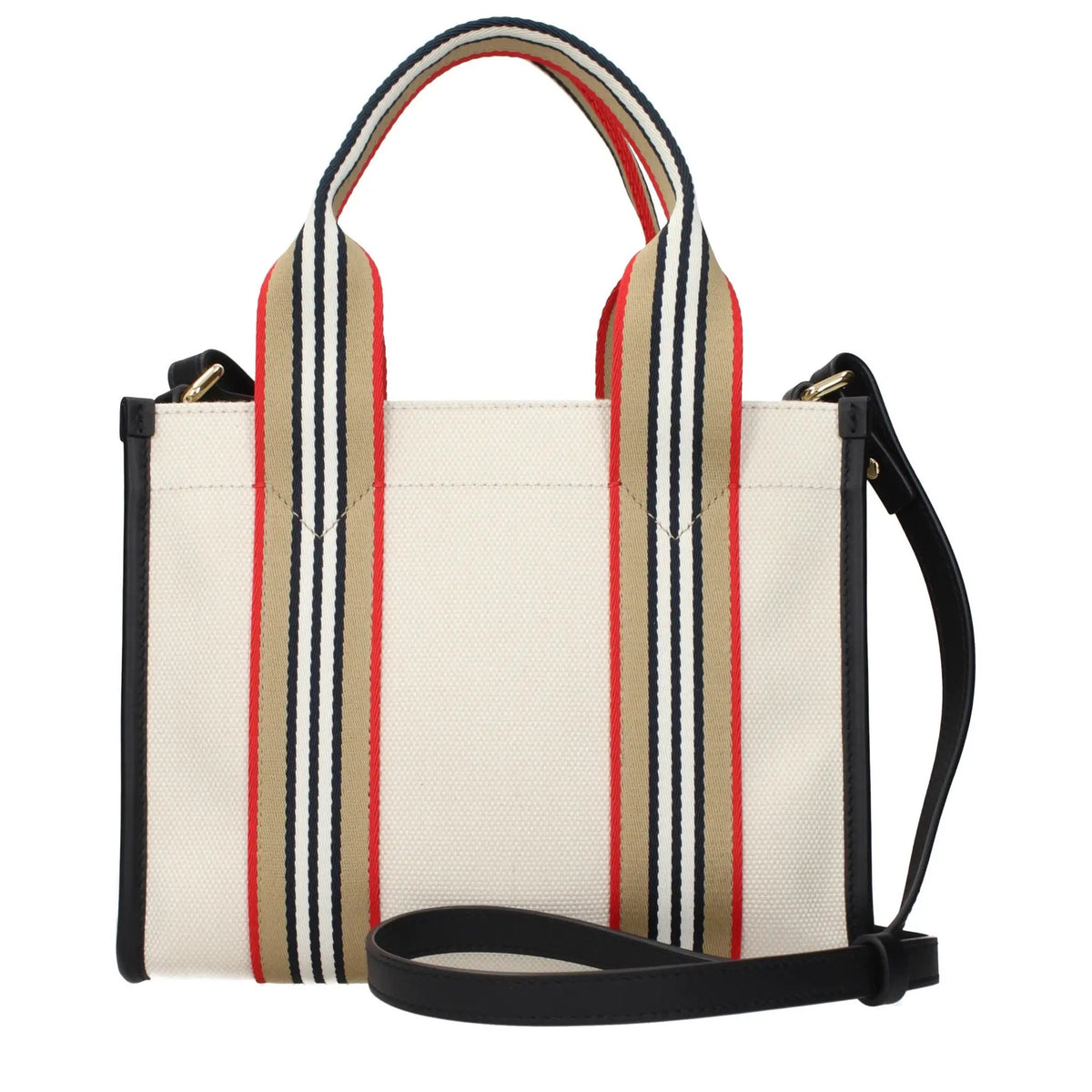 Sac à main en tissu beige Burberry
