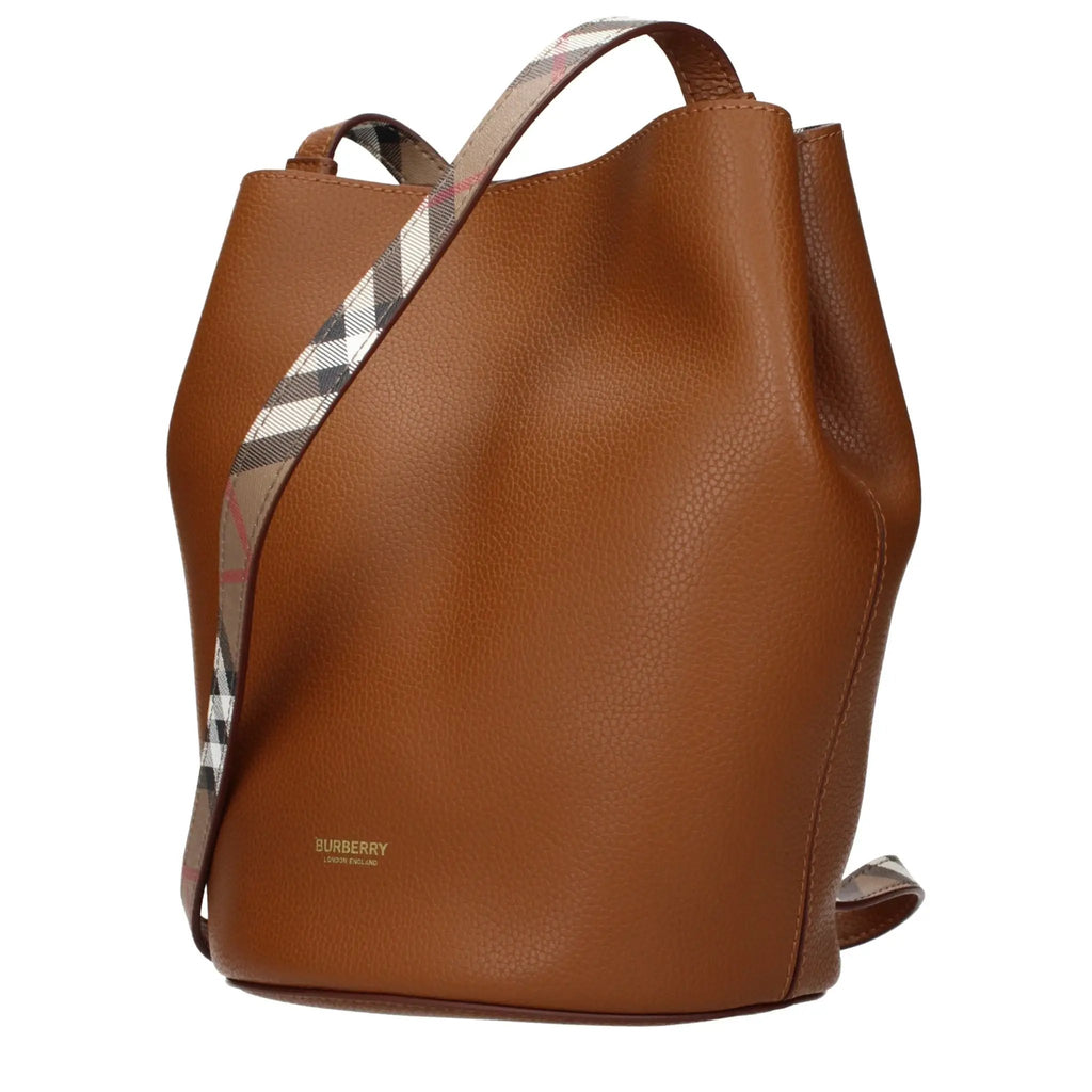 Sac bandoulière Burberry en cuir marron
