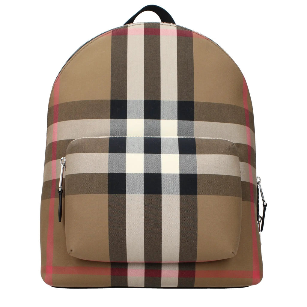Sac à dos Burberry en tissu beige
