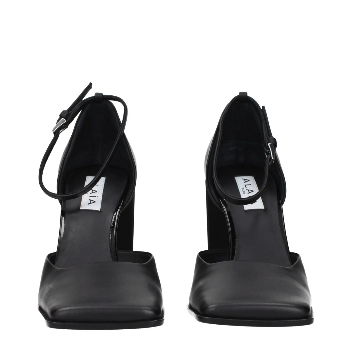 Alaïa Black Leather High Heel Pumps