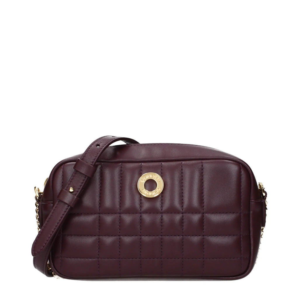 Burberry Red Leather Crossbody Bag