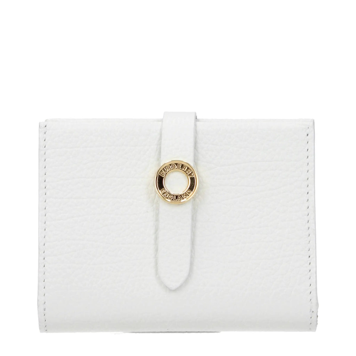 Burberry White Leather Wallet